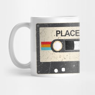 kurniamarga vintage cassette tape Placebo Mug